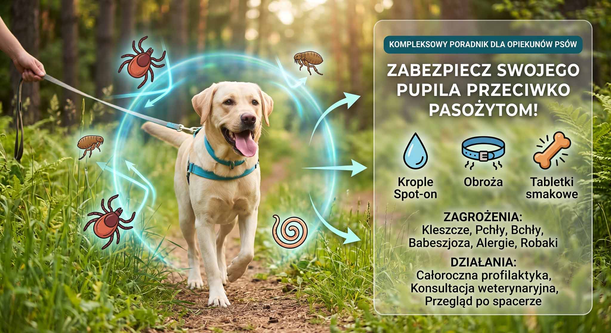 Zabezpiecz swojego pupila przeciwko pasożytom! Kompleksowy poradnik dla opiekunów psów.